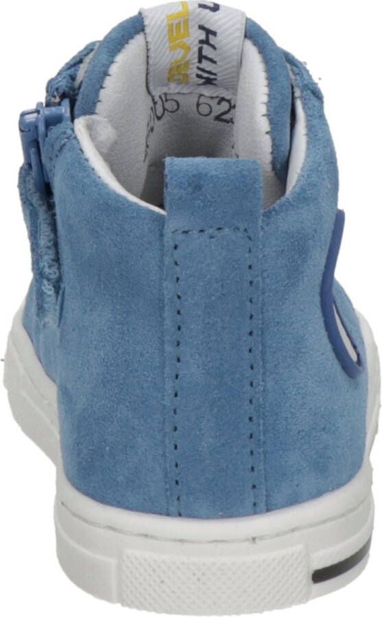 Develab 45005 623 Blue Suede Sneakers hoge sneakers