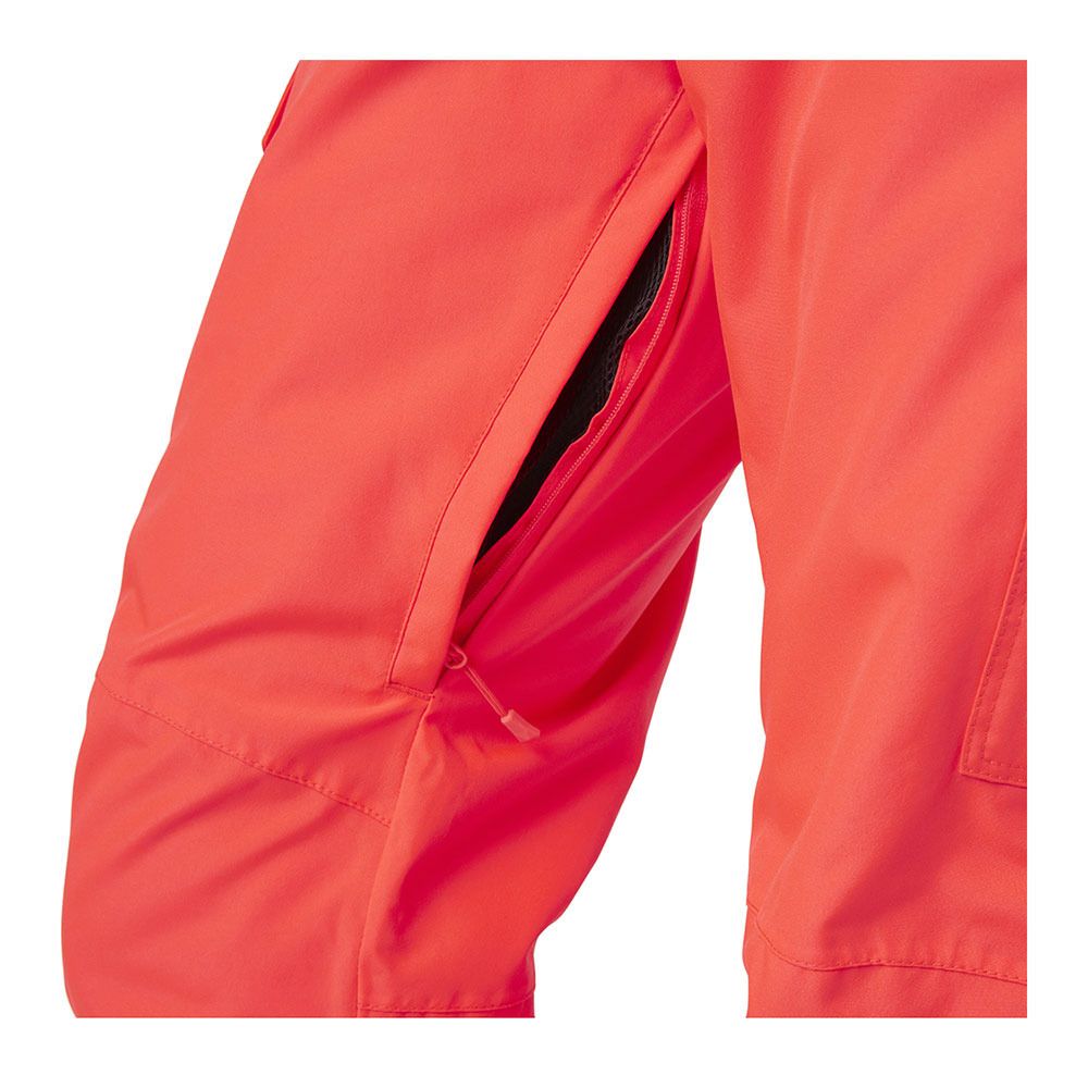 Helly Hansen SWITCH CARGO INSULATED - Pantalon ski Femme neon coral