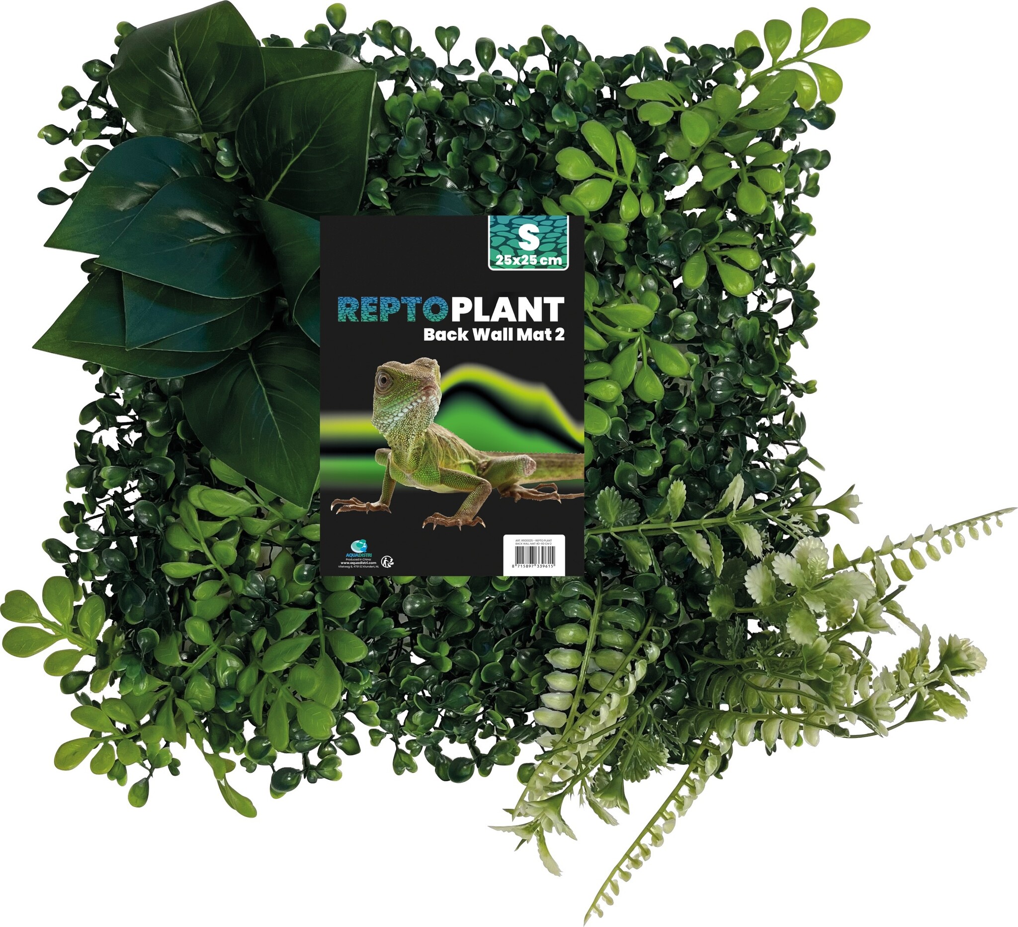Repto Terrarium Achterwand Planten Mat 2 25x25cm