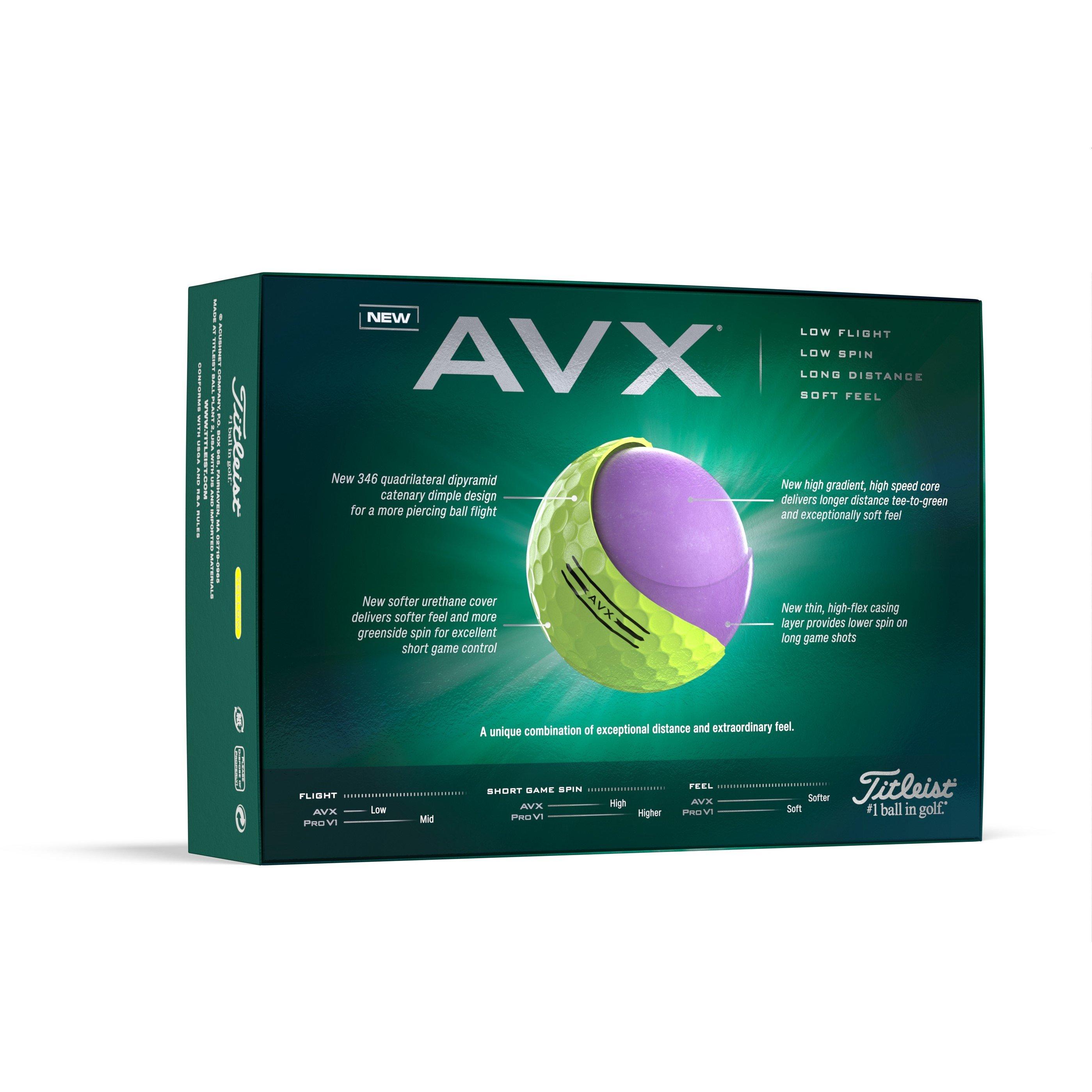 Titleist AVX 12 Pack Golf Balls