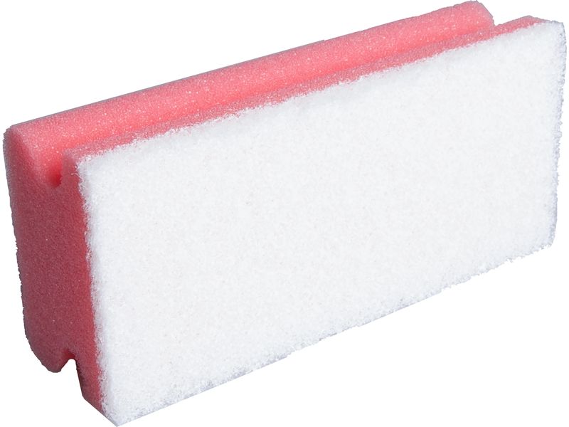 Edi Baur Schwamm Basic 10 Stück, Rot/Weiss Padschwämme