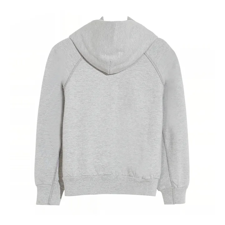 Bellerose Hoodie Conij Coton Bio | Gris chiné
