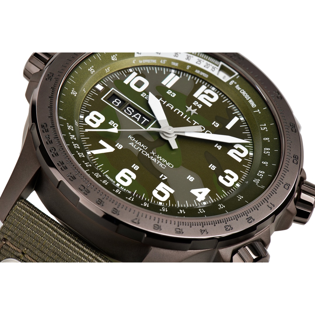 Hamilton Khaki X-Wind Day Date Auto Camouflage