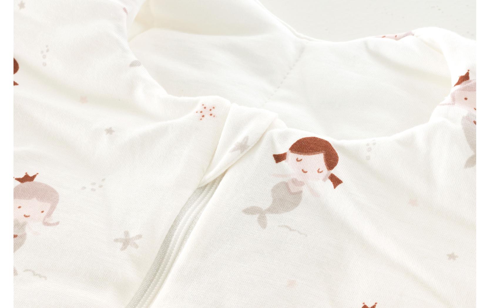 Baby-Ganzjahrschlafsack Jumper Mermaid Grösse 92Ganzjahres Schlafanzug mit süssen Meerjungfrauen