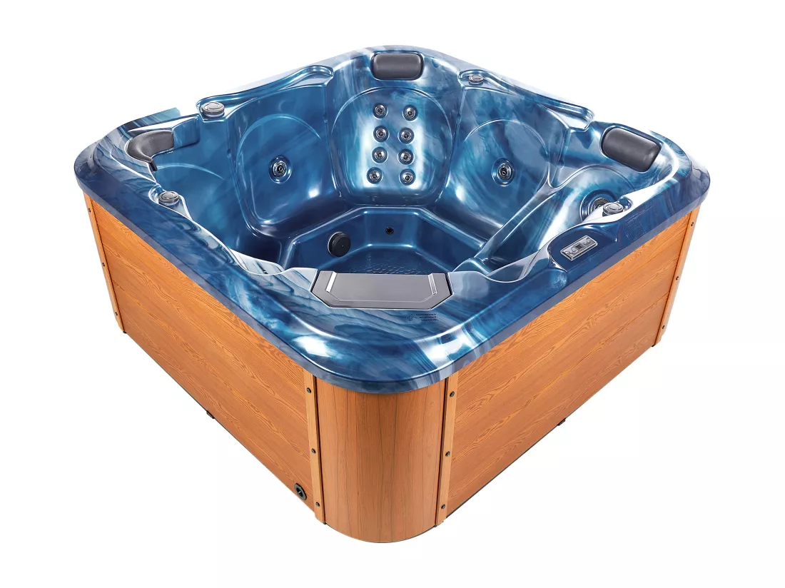 Spa d'extérieur avec LED TULAROSA Bleu