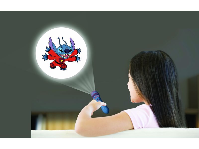 Lexibook Stitch Story Projektor und Taschenlampe Hellblau Geschichten-Projektor und Disney Stitch-Taschenlampe