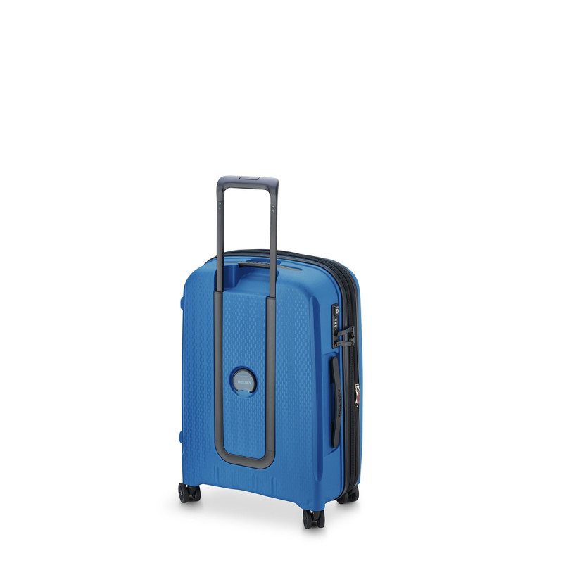 Valise cabine rigide Slim Belmont Plus 55 cm Bleu