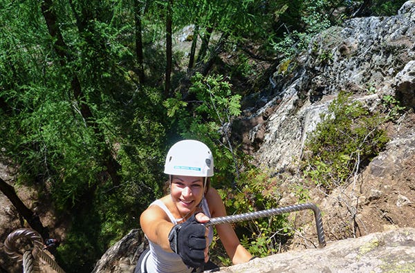 Klettersteig in Sautens als Geschenkidee