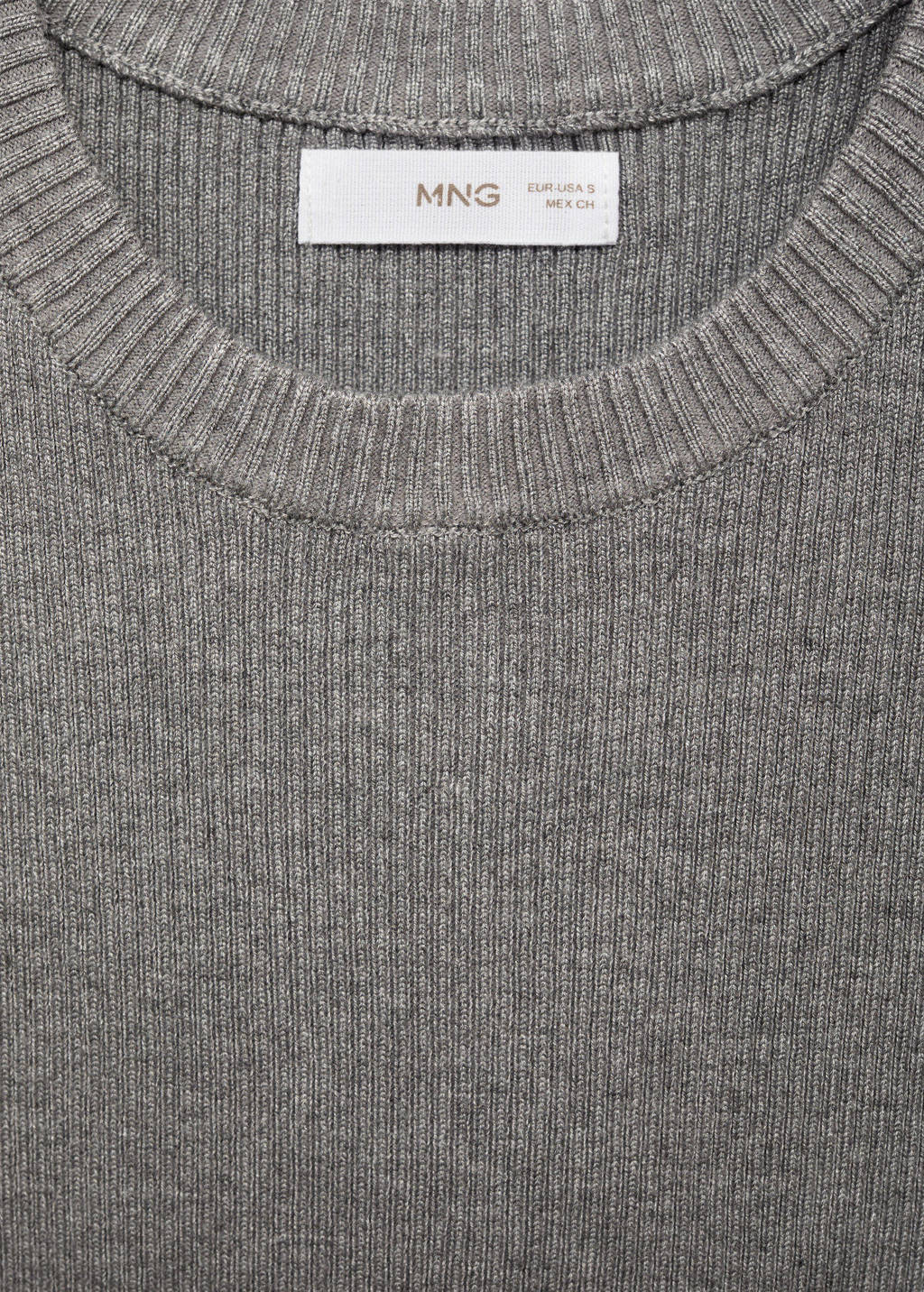 MANGO TEEN top + bolero grijs melange
