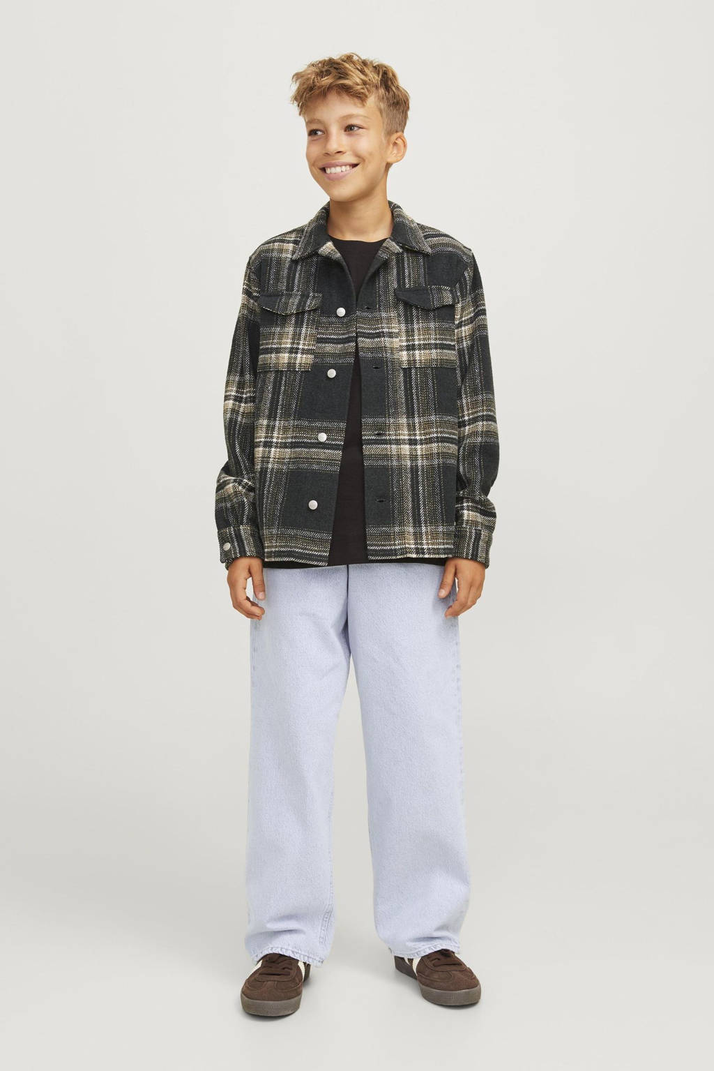 JACK & JONES loose fit jeans JJIALEX JJCLASSIC light blue denim