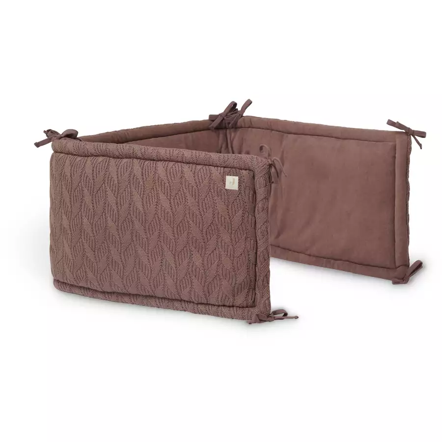 jollein BettumrandungLaufgitterumrandung Spring Knit 180 x 35 cm - Chestnut