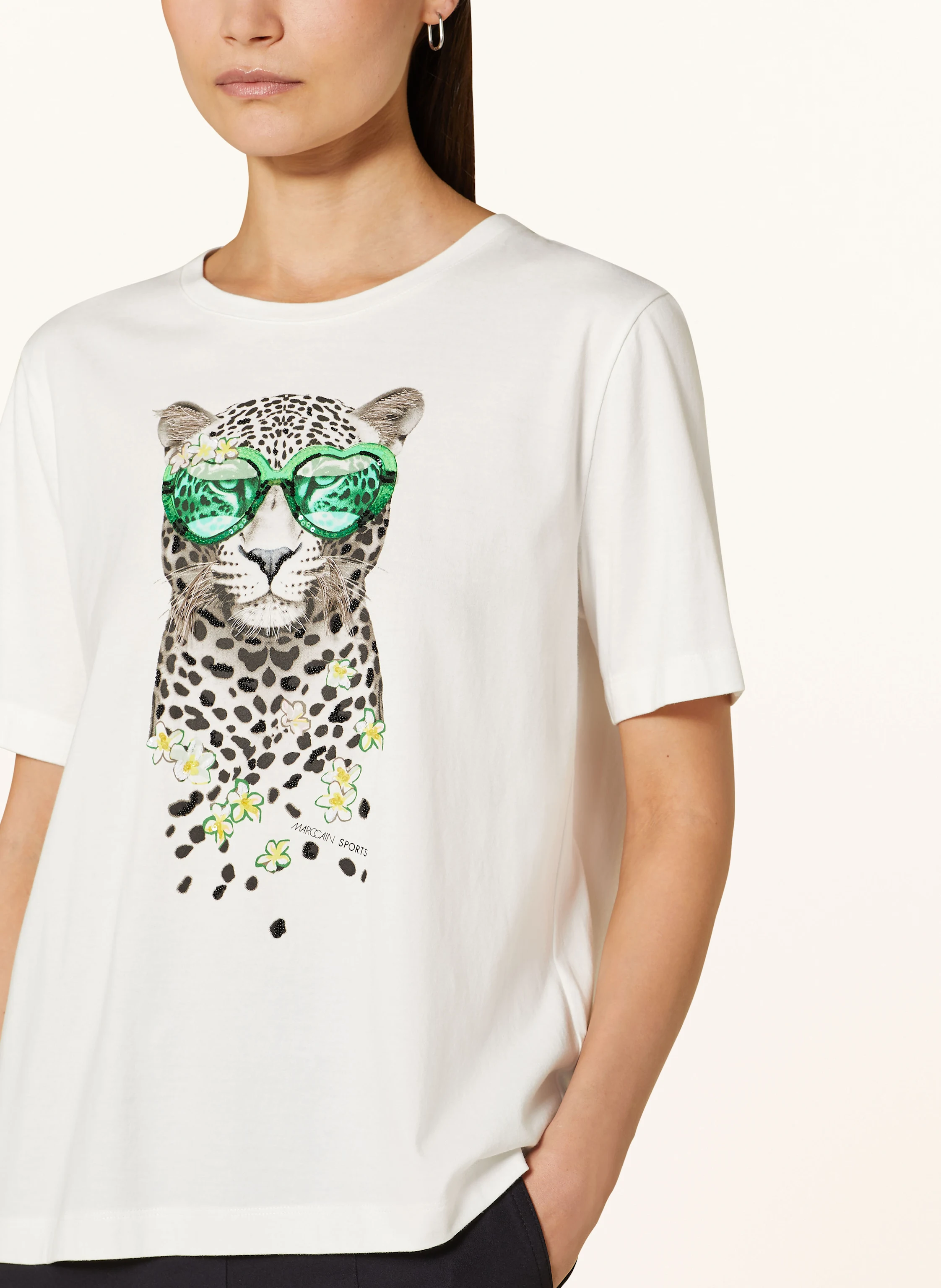 MARC CAIN T-Shirt mit Pailletten