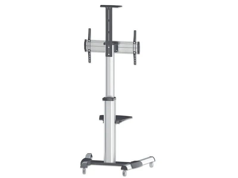 Manhattan TV & Monitor Mount, Trolley Stand, 1 screen, Screen Sizes: 37-65