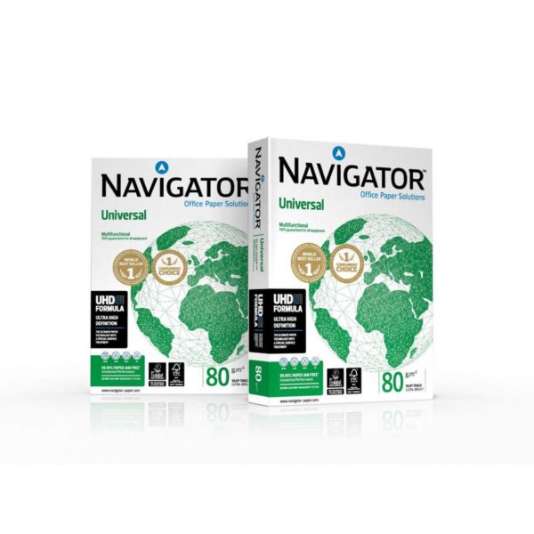 Navigator Resma de Papel 80g A4 Universal 5 Un.
