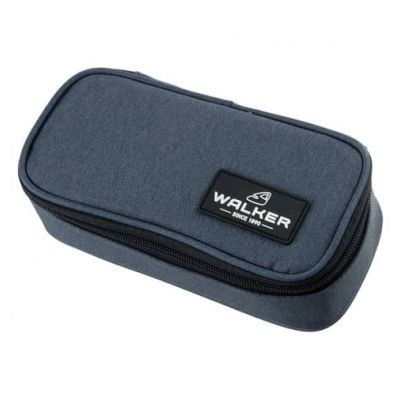 Trousse plumier Walker Pure Eco - 1 compartiment - bleu minuit