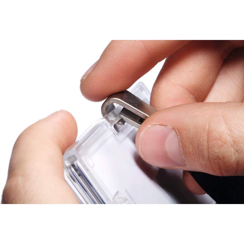 Lacet textile soyeux avec large mousqueton - Boîte de 10