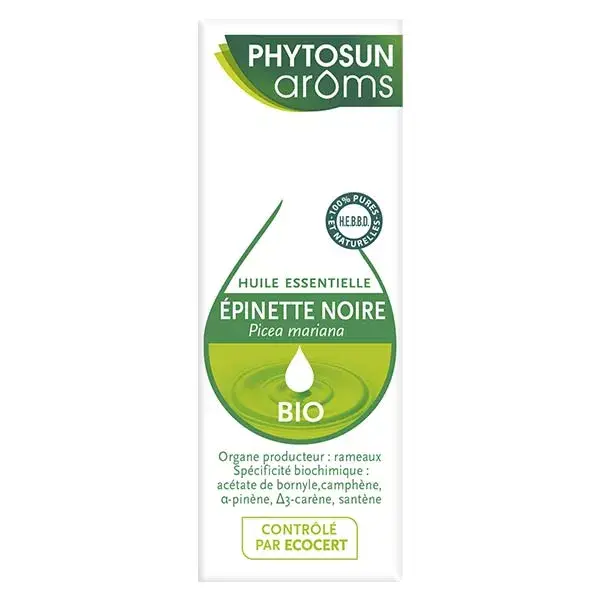 Óleo Essencial de Abeto Negro Orgânico Phytosun Aroms 5ml