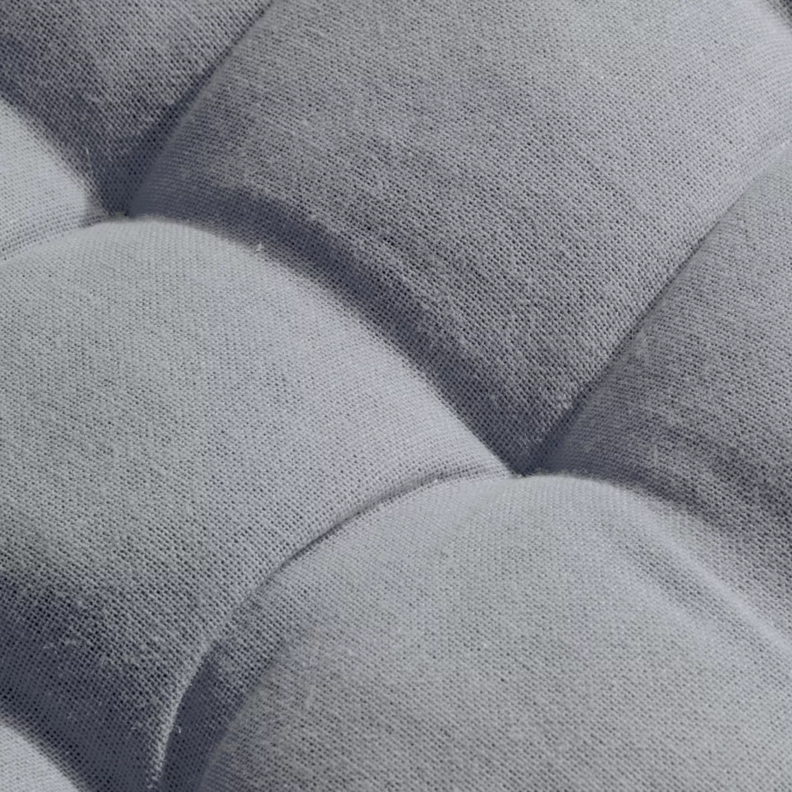 Matelas de sol coton (120 x 60 cm) Pixel Gris
