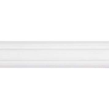 Decorlijst grenen wit gegrond 12x32 mm 270 cm