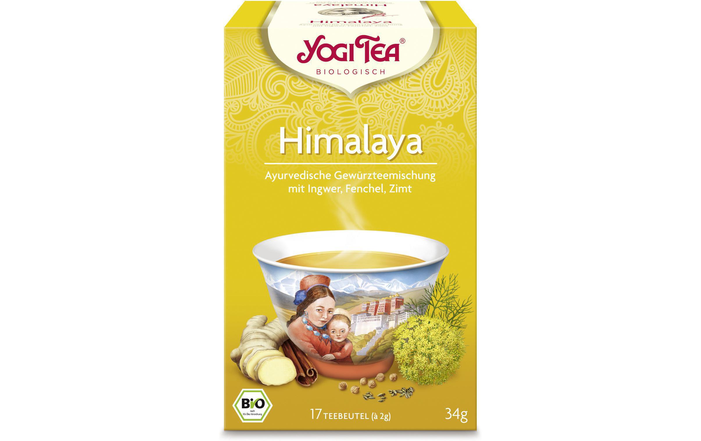 Teebeutel Bio Himalaya Ginger Harmony 17 StückGewürzteemischung Himalaya