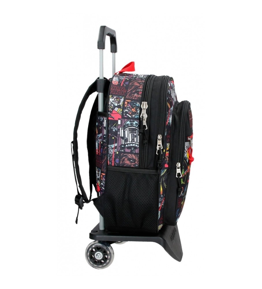 Joumma Bags Mochila Star Wars Galactic Team Dos compartimentos con carro negro