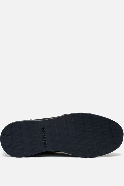 Van Lier Positano Sneakers zwart Nubuck