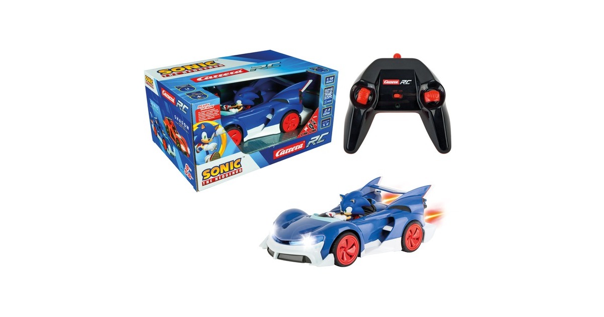 Carrera2.4GHz Team Sonic Racing - Sonic (Performance Versie) RC