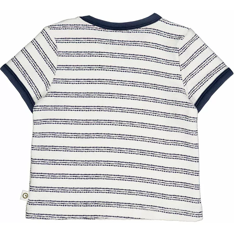 Müsli Babyshirt creamblue