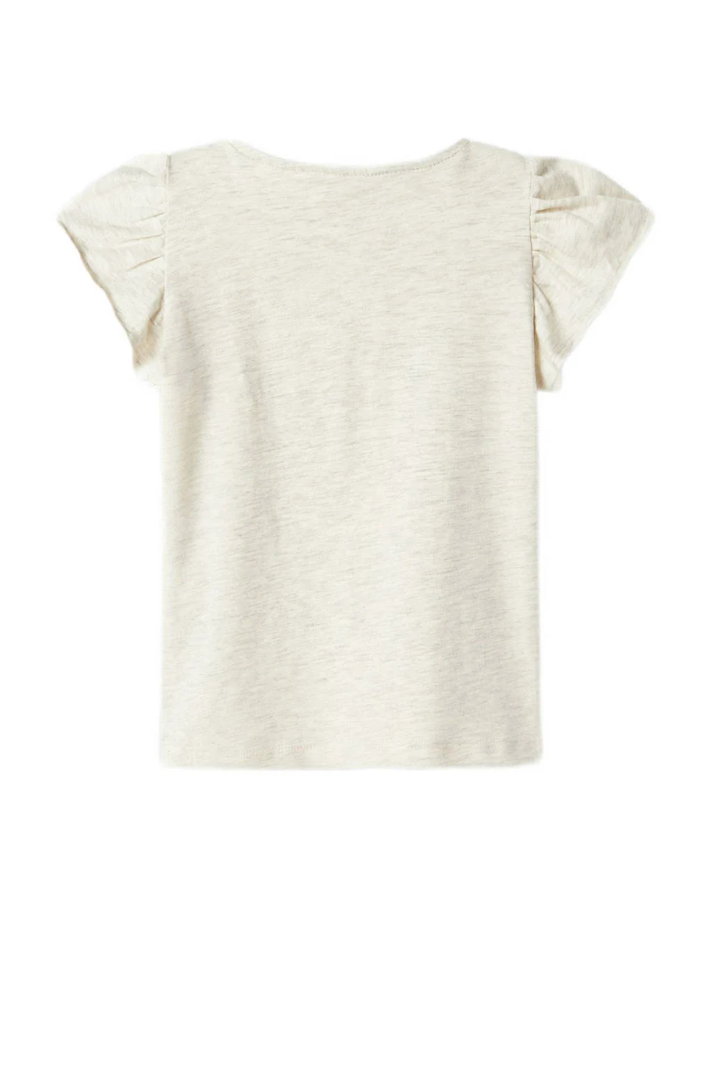 NAME IT t-shirt ecru met glitter