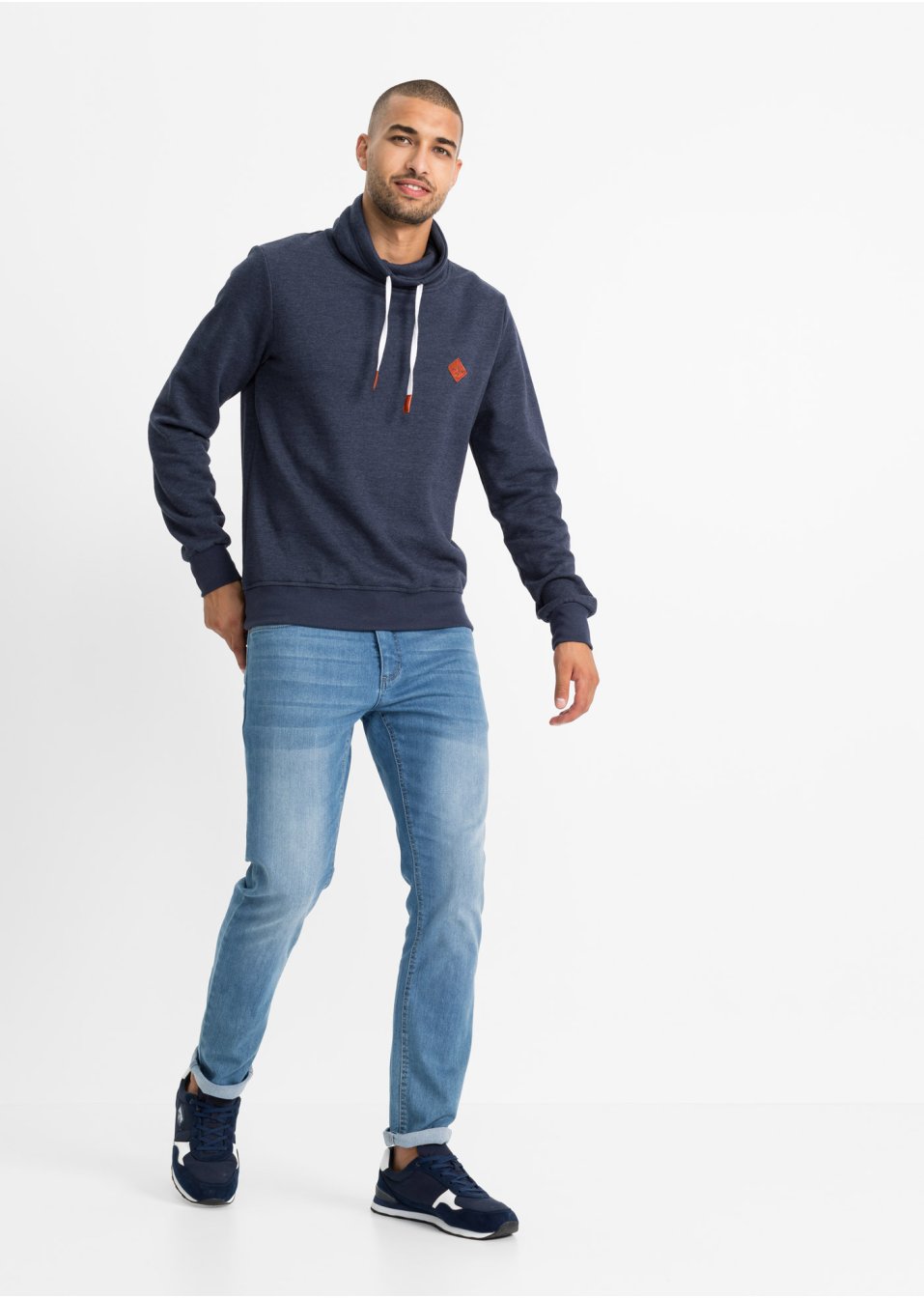 Sweat-shirt à col tube