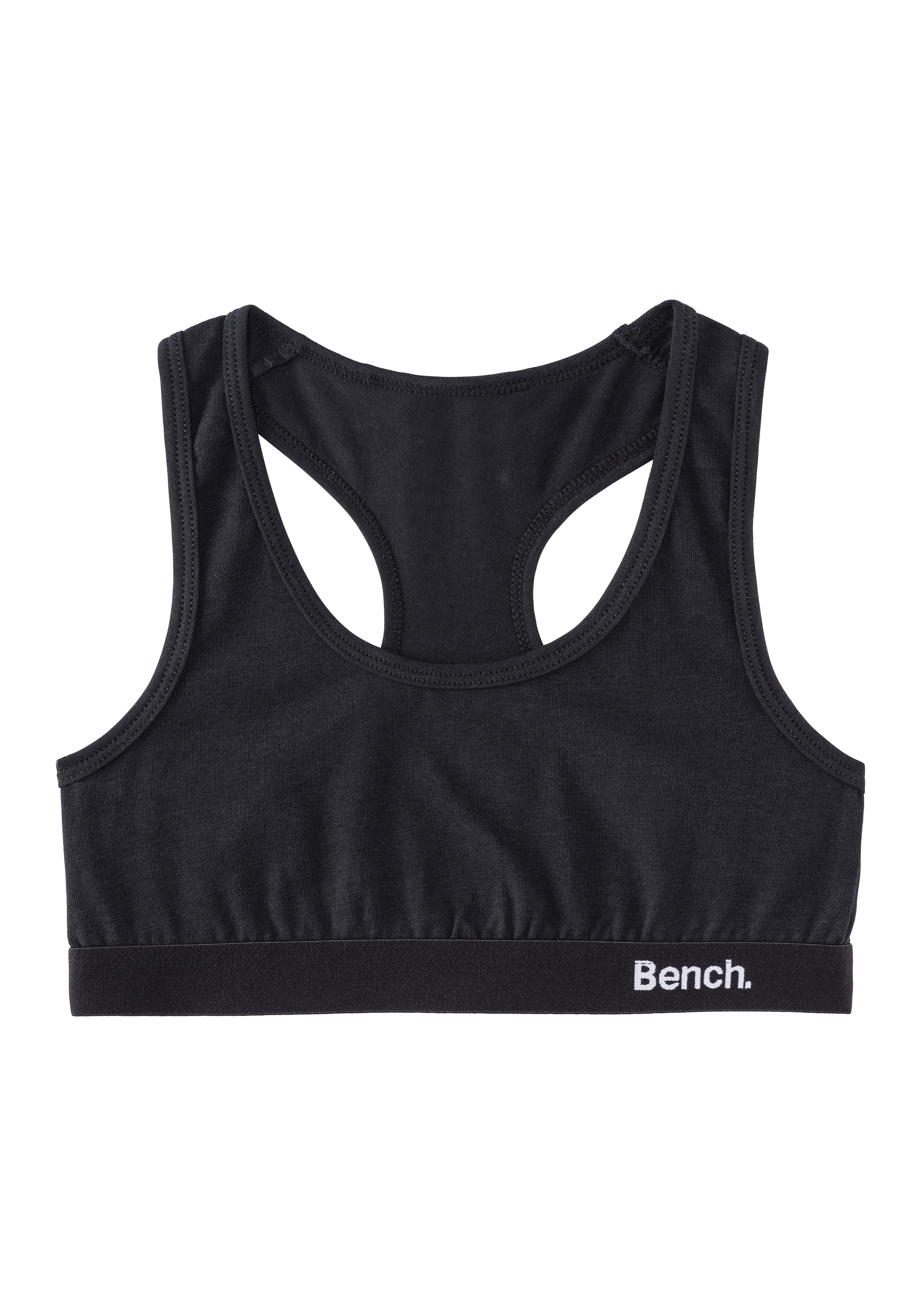 Bench. Bustier, 3 im sportlichen Look mit Ringerrücken