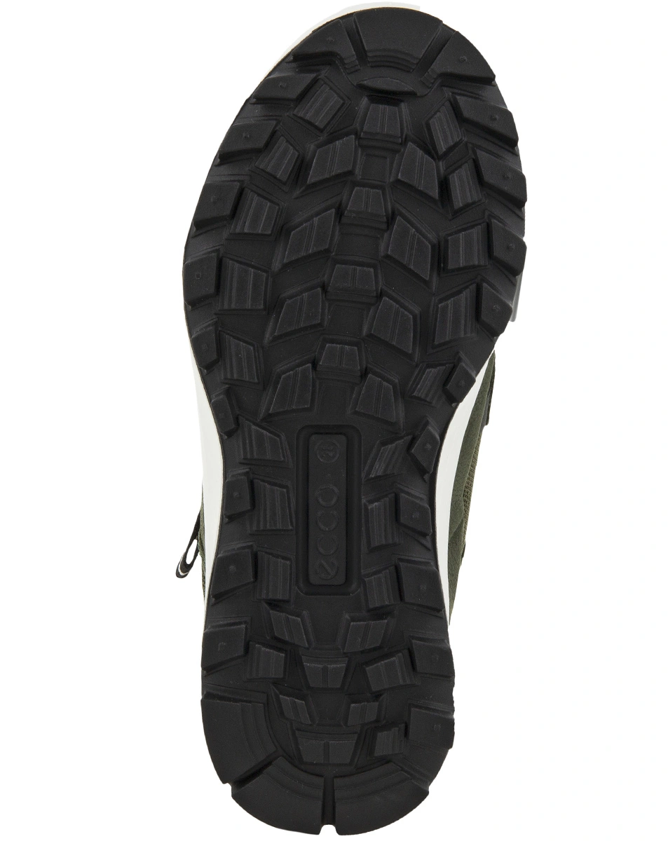Leder-Klettstiefel EXOSTRKids/JUNIORS gefüttert in deep forest