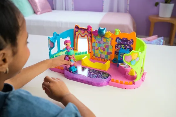Gabby's Dollhouse Rooftop Roller Party Playset