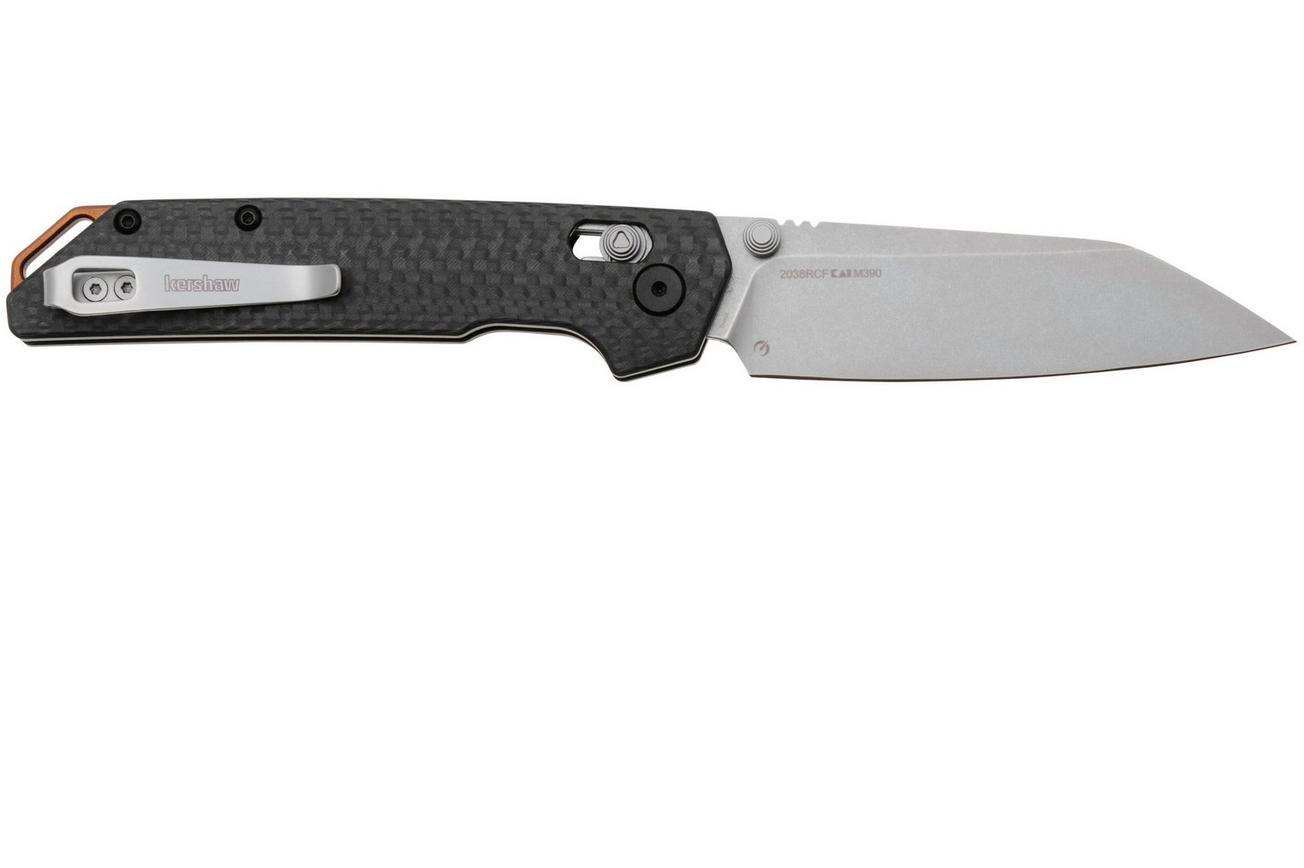 Kershaw Iridium Reverse Tanto 2038RCF Stonewashed M390, Carbon Fiber, Limited Edition zakmes