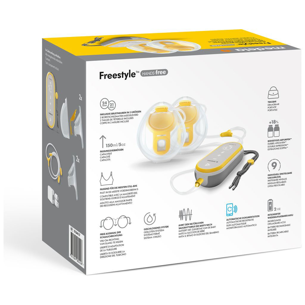 MedelaMedela   Freestyle Hands-free elektrische Doppelmilchpumpe