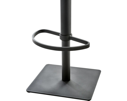 Barkruk Mayer Zitmeubelen 1275 43 x 50 x 85 cm Staal zwart/lichtgrijs 1275-03-544