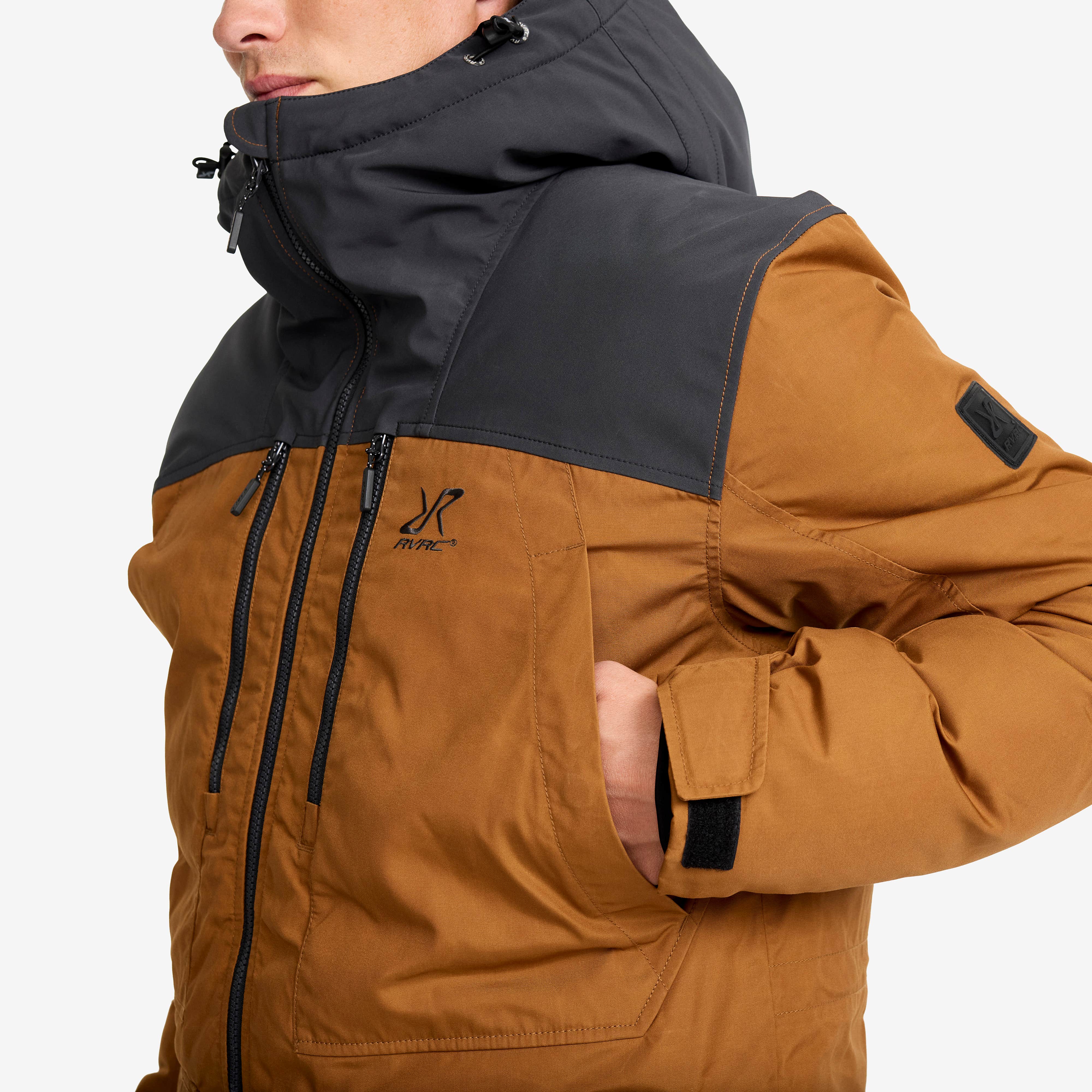 Outdoor Parka Herre Rubber