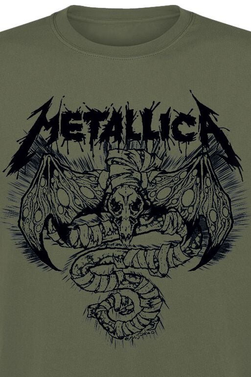 Roam Blast Olive | Metallica T-Shirt Manches courtes