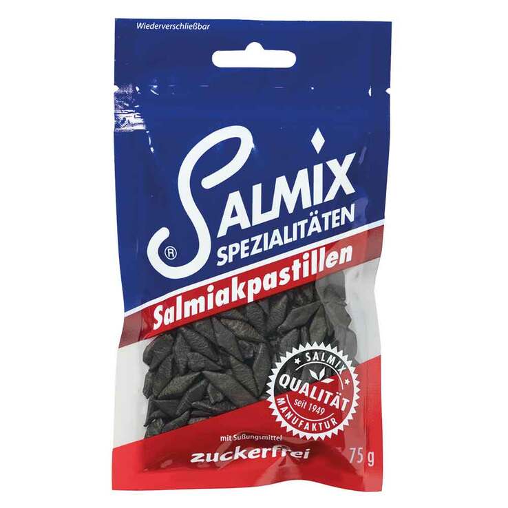 Salmix Salmiakpastillen zuckerfrei, 75 g