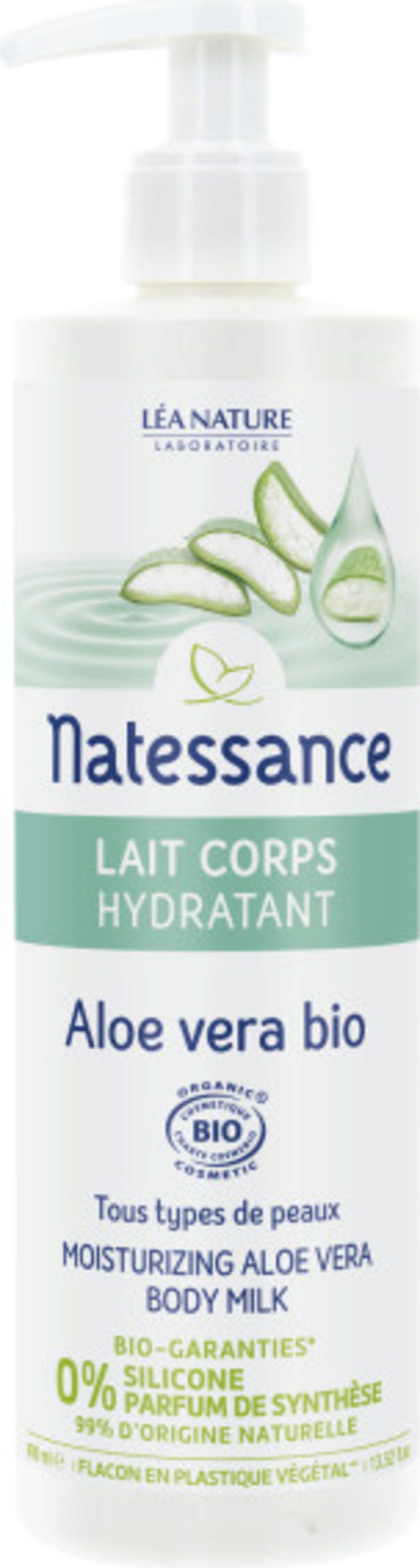 Natessance  Körpermilch Aloe Vera, 400 ml