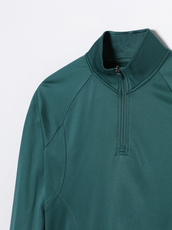 Camiseta esportiva de gola alta - Verde Pato