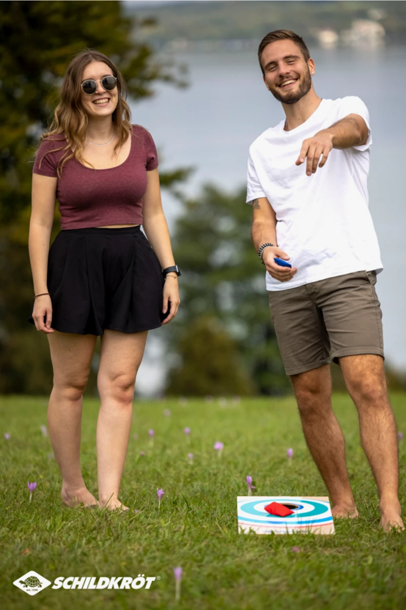 Schildkröt Cornhole Set Freizeitspiel