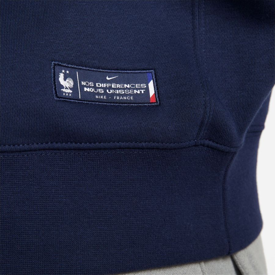 France Sweat à Capuche NSW Club Fleece - Bleu Marine/Blanc