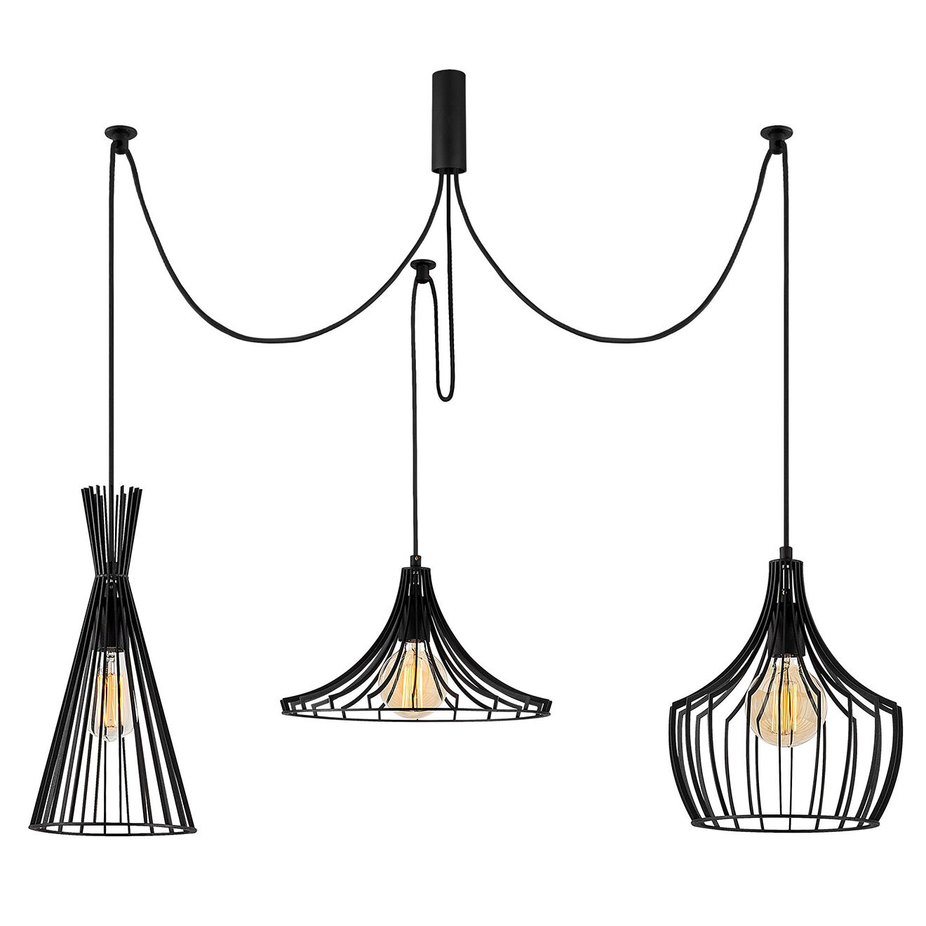 Sheen Suspension Mezopotamya noire - 114x130 cm