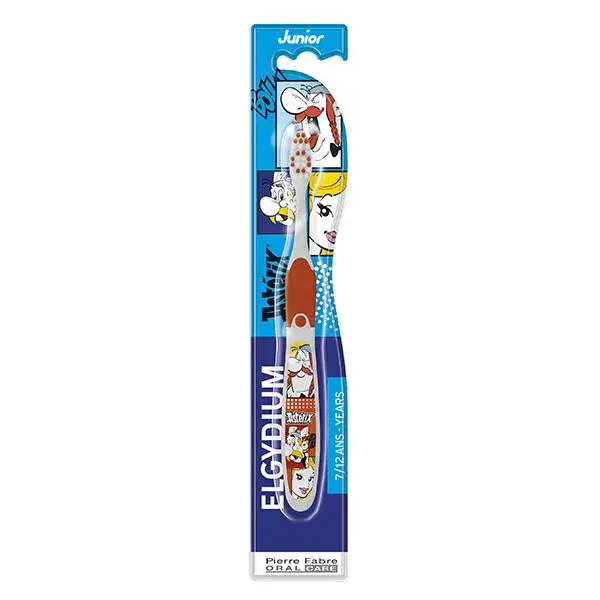 Elgydium Brosse à dents Junior 7/12 ans Astérix