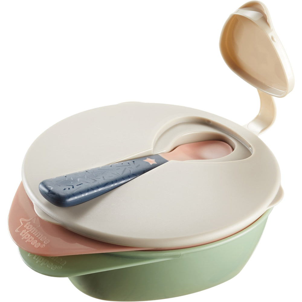 Køb Tommee Tippee Easy Scoop Skål, Låg & Ske