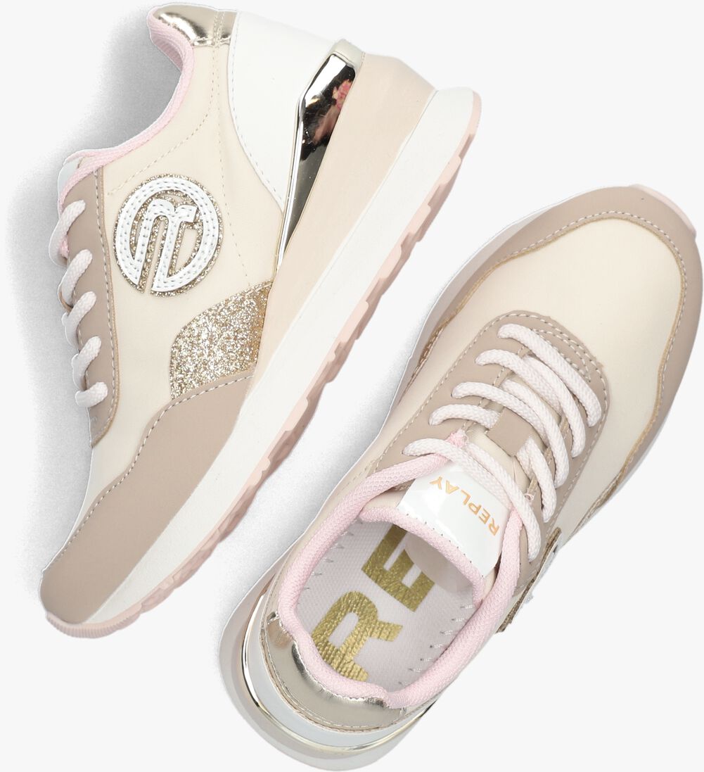 REPLAY beige replay lage sneakers elektra jr-1
