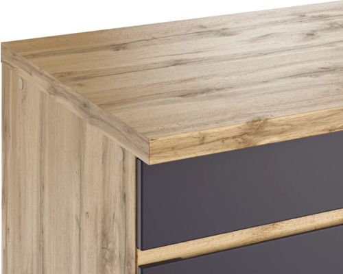 Held Furniture Keukenmeubel zonder apparatuur PISA 330 cm grijs mat gedemonteerd omkeerbaar variant 1106.6311