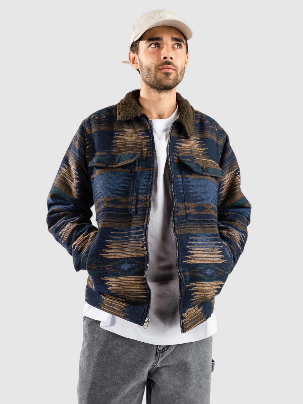 Billabong Barlow Sherpa Jacket navy