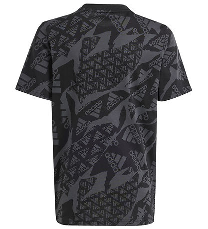 adidas Performance T-shirt - J Camlog T - Sort/Gr?